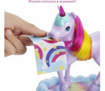 copy of BARBIE DREAMTOPIA Bambola 30cm Playset FESTA ALL'ORA DEL TE' Bambola Fata e Accessori Originale Mattel GJK50