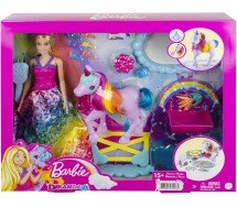 copy of BARBIE DREAMTOPIA Bambola 30cm Playset FESTA ALL'ORA DEL TE' Bambola Fata e Accessori Originale Mattel GJK50