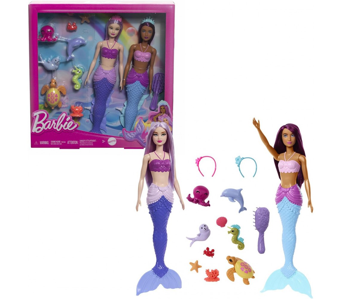 copy of BARBIE DREAMTOPIA Bambola 30cm Playset FESTA ALL'ORA DEL TE' Bambola Fata e Accessori Originale Mattel GJK50