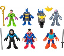 DC Super Friend BOX Set 6 Figures BAT-BIKE Superman Batman Imaginext HXF94