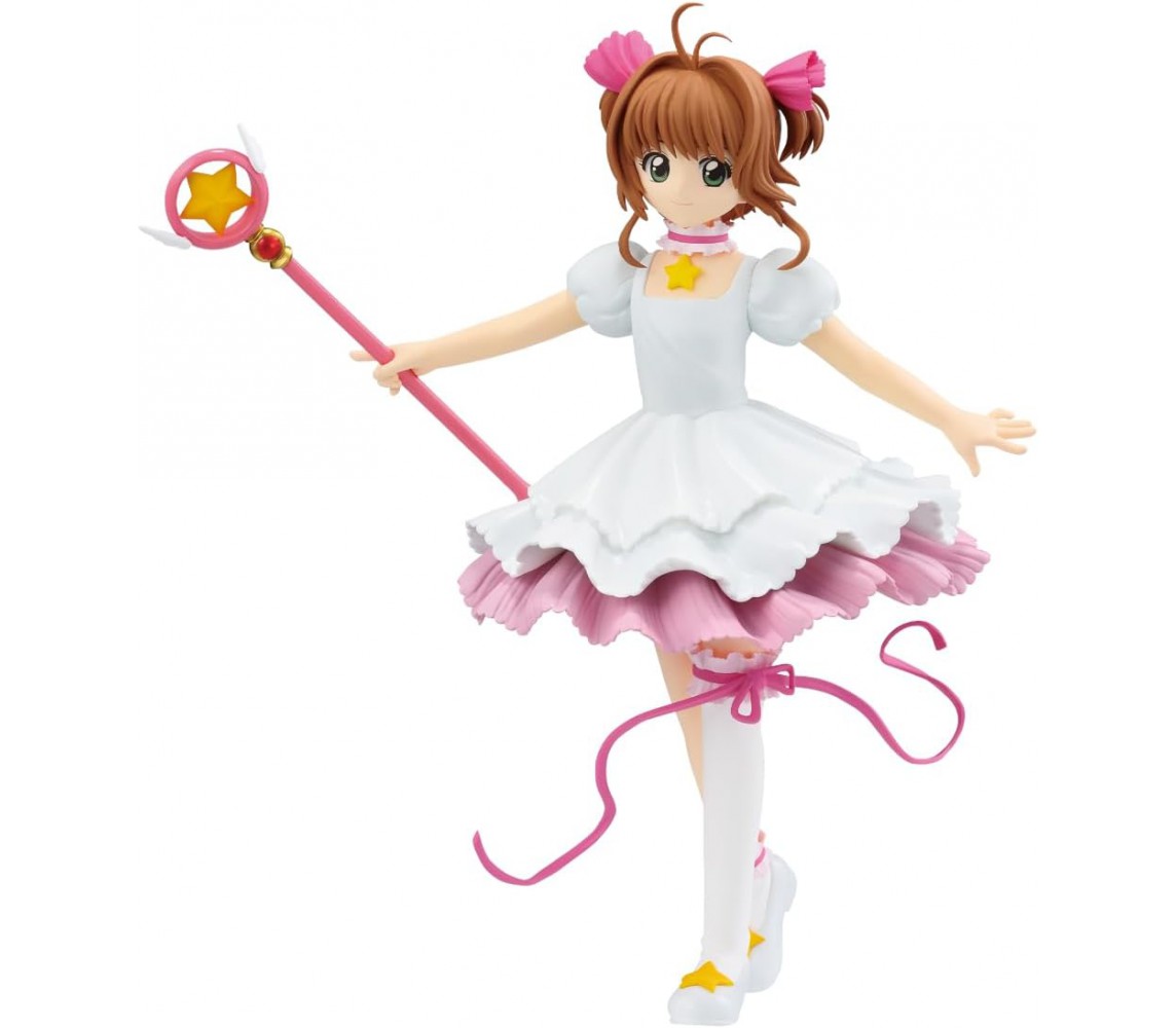 copy of Statuetta Collezione Card Captor SAKURA 20cm Serie EXQ-Figure Pesca la tua carta partita non è finita Banpresto