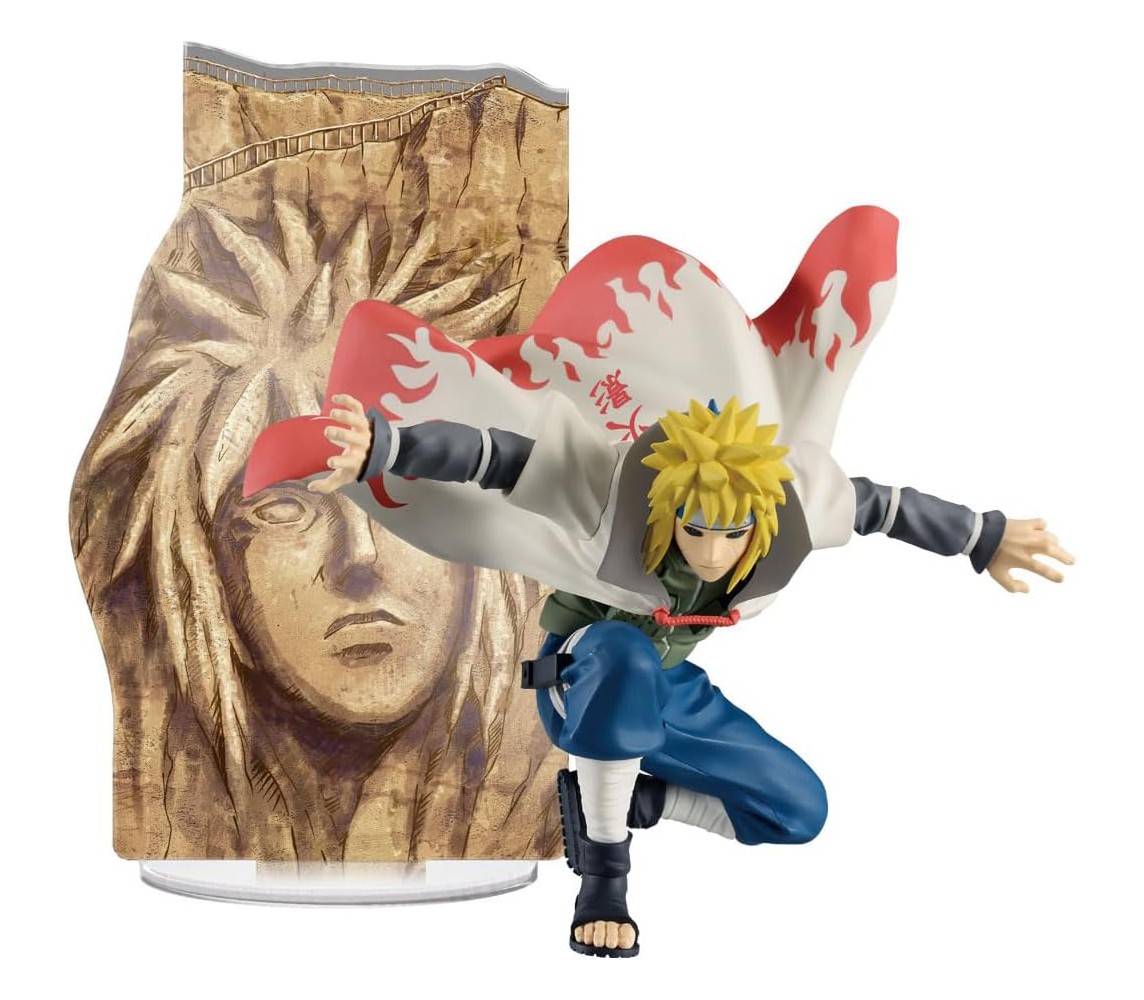 NARUTO PANEL SPECTACLE Figura Statua Minato Namikaze 7cm BANPRESTO