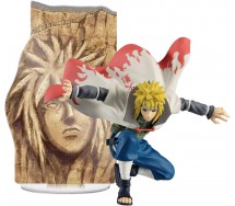 NARUTO PANEL SPECTACLE Figura Statua Minato Namikaze 7cm BANPRESTO