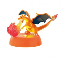 SET 3 Figure 7cm POKEMON HIKARU COLLECTION con base LUCE LED Pikachu Gengar Charizard Gashapon Bandai GIAPPONE
