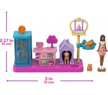 BARBIE MINI Land Playset DREAM SHOP Supermarket Haitstylist Boutique Mattel JGL31