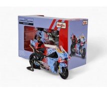 copy of Modello Moto Gp DUCATI DESMOSEDICI Pramac Racing 2021 2022 Pilota JOHANN ZARCO Scala 1/18 11cm Originale Maisto