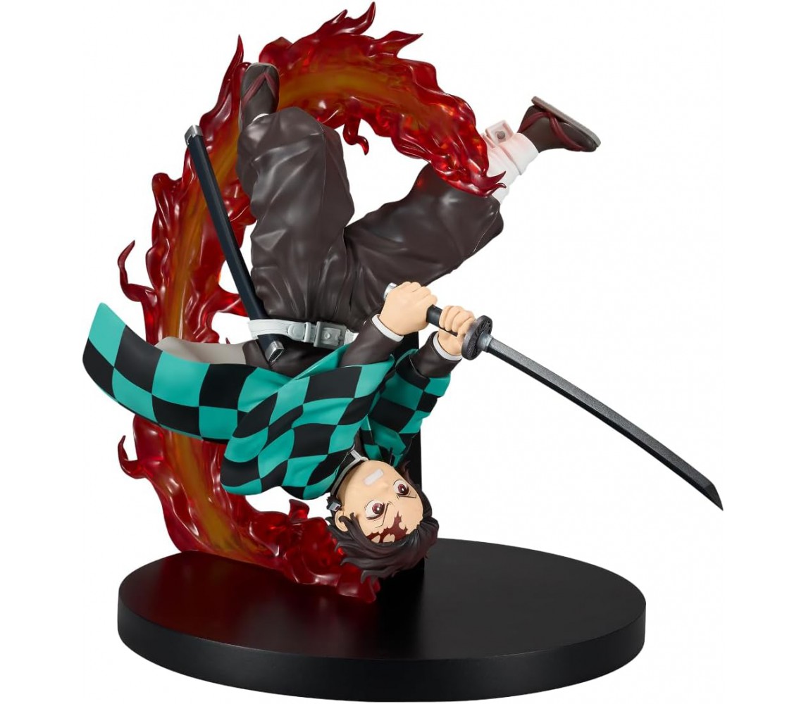 TANJIRO KAMADO Demon Slayer Figure Statue 17cm Vibration Stars Plus Originale BANPRESTO