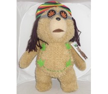 Peluche PARLANTE 45cm TED ORSO VOLGARE Versione RASTA Bear
