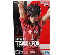 HAIKYU TETSURO KUROO 1 Pallavolo Figura Statuetta 18cm Serie Posing BANPRESTO