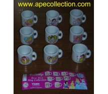 copy of Set 7 MINI TAZZE LOONEY TUNES PART 2 Gashapon TOMY Pepe Coyote Roadrunner