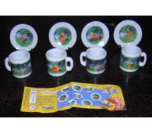 copy of Set 7 MINI TAZZE LOONEY TUNES PART 2 Gashapon TOMY Pepe Coyote Roadrunner