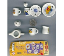 copy of Set 7 MINI TAZZE LOONEY TUNES PART 2 Gashapon TOMY Pepe Coyote Roadrunner