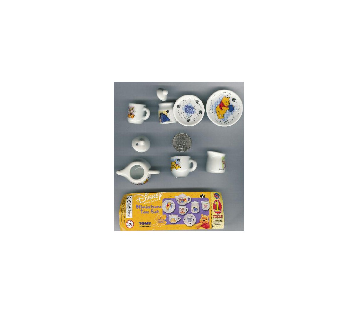 copy of Set 7 MINI TAZZE LOONEY TUNES PART 2 Gashapon TOMY Pepe Coyote Roadrunner