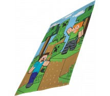copy of COPERTA Plaid MINECRAFT Steve Alex Creeper 150x100 cm ORIGINALE Ufficiale