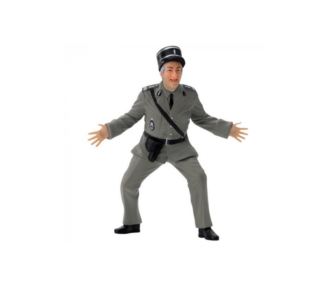 LOUIS De FUNES Ludovic Cruchot Figura 10cm Film GENDARME SAINT TROPEZ CINEMINI