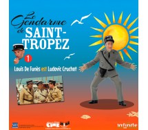 LOUIS De FUNES Ludovic Cruchot Figura 10cm Film GENDARME SAINT TROPEZ CINEMINI