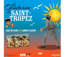 LOUIS De FUNES Ludovic Cruchot Figura 10cm Film GENDARME SAINT TROPEZ CINEMINI