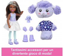 BARBIE CUTIE REVEAL DOLL CHELSEA Playset Plush Costume POODLE HKR20 Mattel