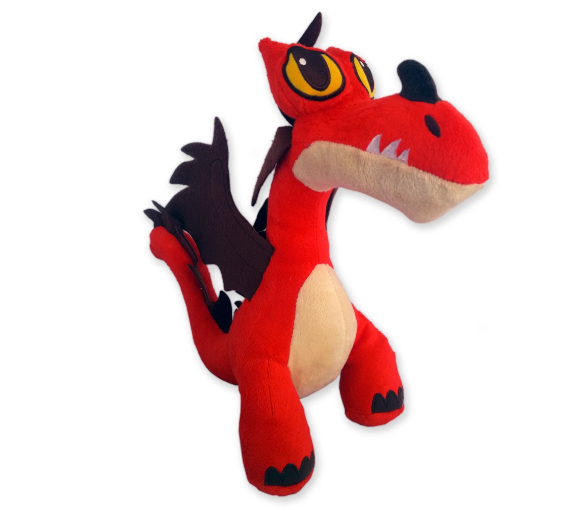 copy of Peluche Drago Rosso INCUBO 30cm da DRAGON TRAINER 3 Film 2019 ORIGINALE Dragons