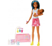 BARBIE SKIPPER Playset BABYSITTER and Baby Doll ORIGINAL Mattel HJY34