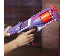 NERF N-STRIKE STRONGARM BLASTER Viola 6 Dardi ELITE Hasbro E5751 BROWN BOX