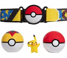 POKEMON CINTURA Clip Go Porta Sfere con PIKACHU FELICE e 2 POKEBALL PKW3162