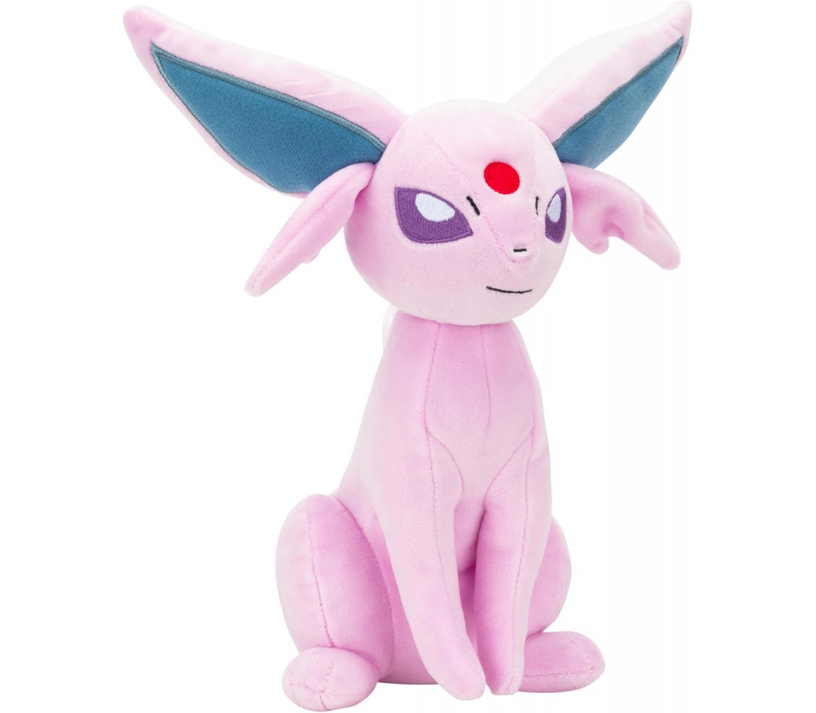 Pokemon ESPEON PELUCHE 20cm Evoluzione Eevee ORIGINALE Jazwares UFFICIALE