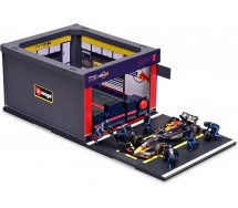 Red Bull RB20 PITSTOP F1 Diorama VERSTAPPEN 1 2024 DieCast Car Model F1 1/43 14cm DieCast Bburago 18-38453