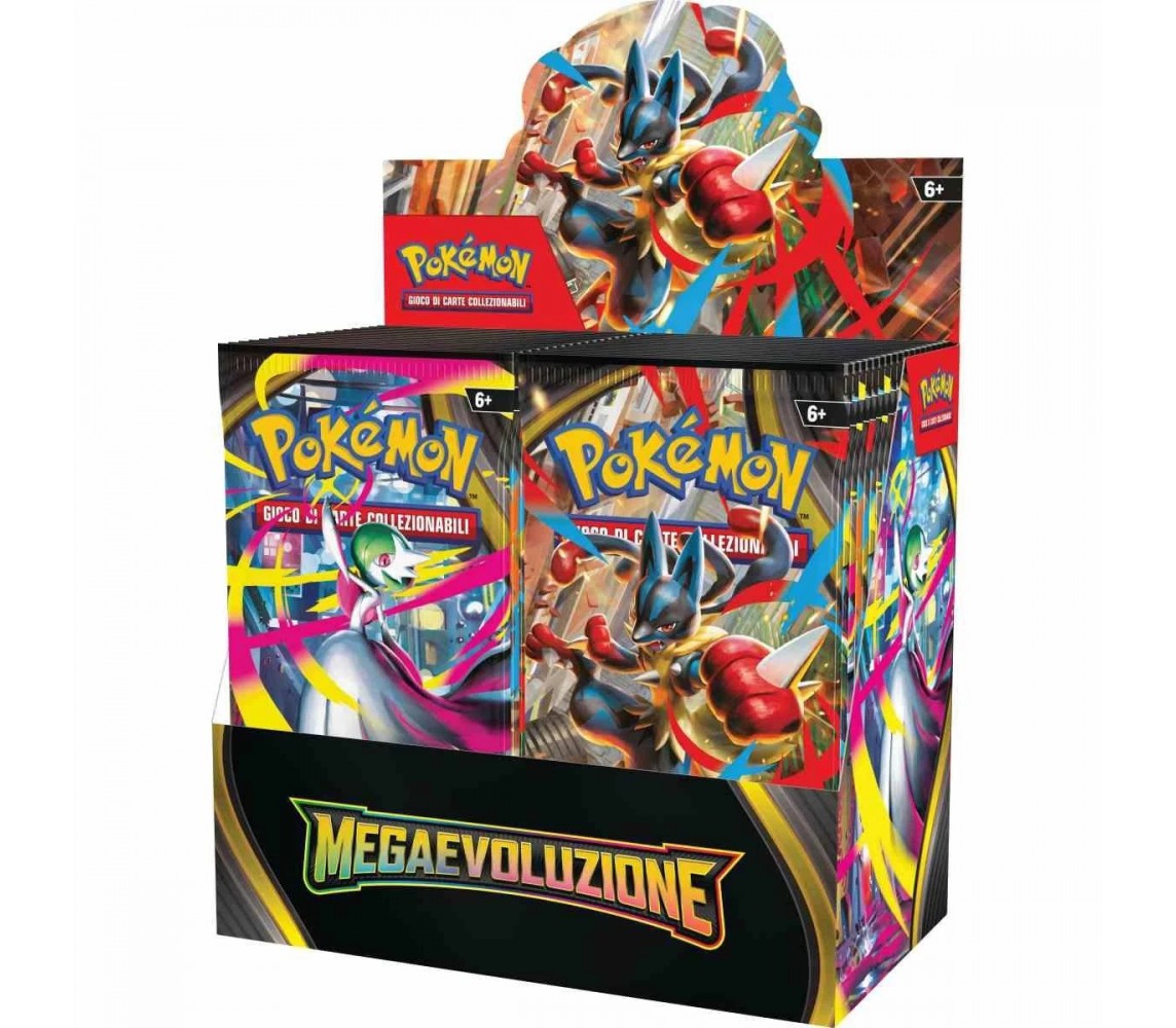 POKEMON MEGAEVOLUZIONE Full Display BOX 36 Packs ITALIAN POKEMON Game Vision Cards