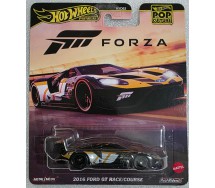 FORZA MOTORSPORT Modello Auto 2016 FORD GT RACE Hot Wheels 7cm JBL67