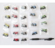 Moto MOTO GP Miniatures Mini Models Plastic 3cm LOT 22 PEZZI Original