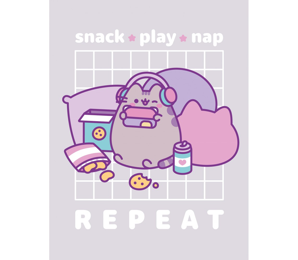 BLANKET PLAID PUSHEEN Repeat 170x130cm ORIGINAL PUS-7654FB