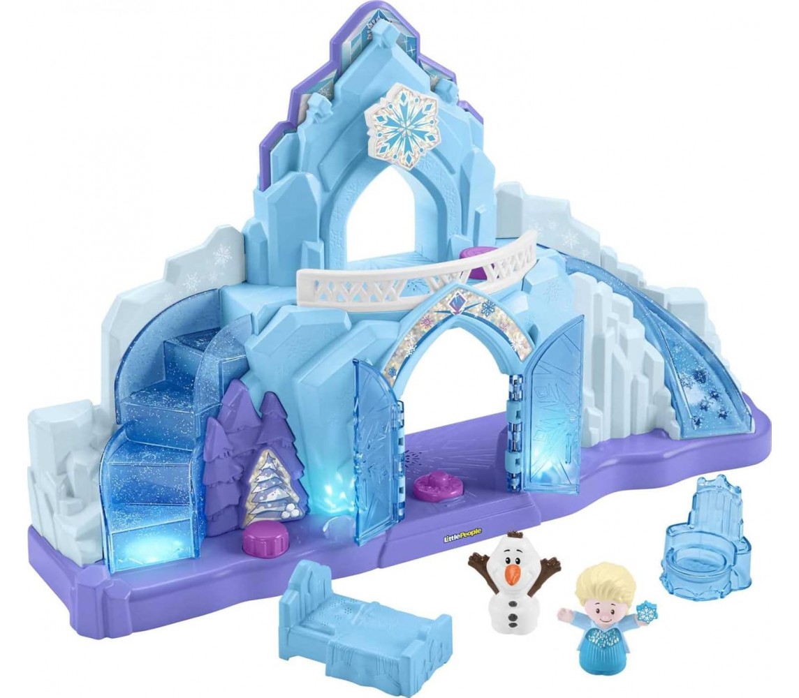 FROZEN Little People CASTELLO GHIACCIO Playset Gigante ELSA OLAF GKV24 RARO