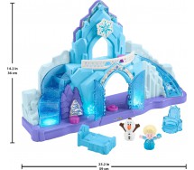 FROZEN Little People CASTELLO GHIACCIO Playset Gigante ELSA OLAF GKV24 RARO