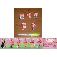 SET 5 Figure FRAGOLINA Dolcecuore STRAWBERRY SHORTCAKE with DANGLERS SWING Gashapon BANDAI