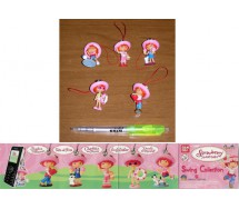 SET 5 Figure FRAGOLINA Dolcecuore STRAWBERRY SHORTCAKE with DANGLERS SWING Gashapon BANDAI