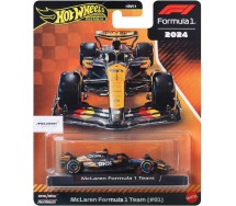 Modello Auto PIASTRI McLaren Formula 1 2025 Scala 1/64 8cm F1 Hot Wheels JBM25