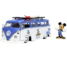 MICKEY MOUSE Modello Bus T1 Con Figura TOPOLINO Scala 1/24 DieCast Jada Toys