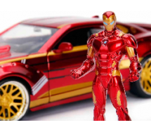 Modellino 2016 CHEVY CAMARO Con Figura Iron Man 1/24 DIE CAST Marvel Avengers JADA Toys