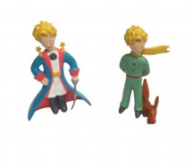 LE PETIT PRICE The Little Prince 2 FIGURES Collectors 5cm RARE PLASTOY FRANCE Original