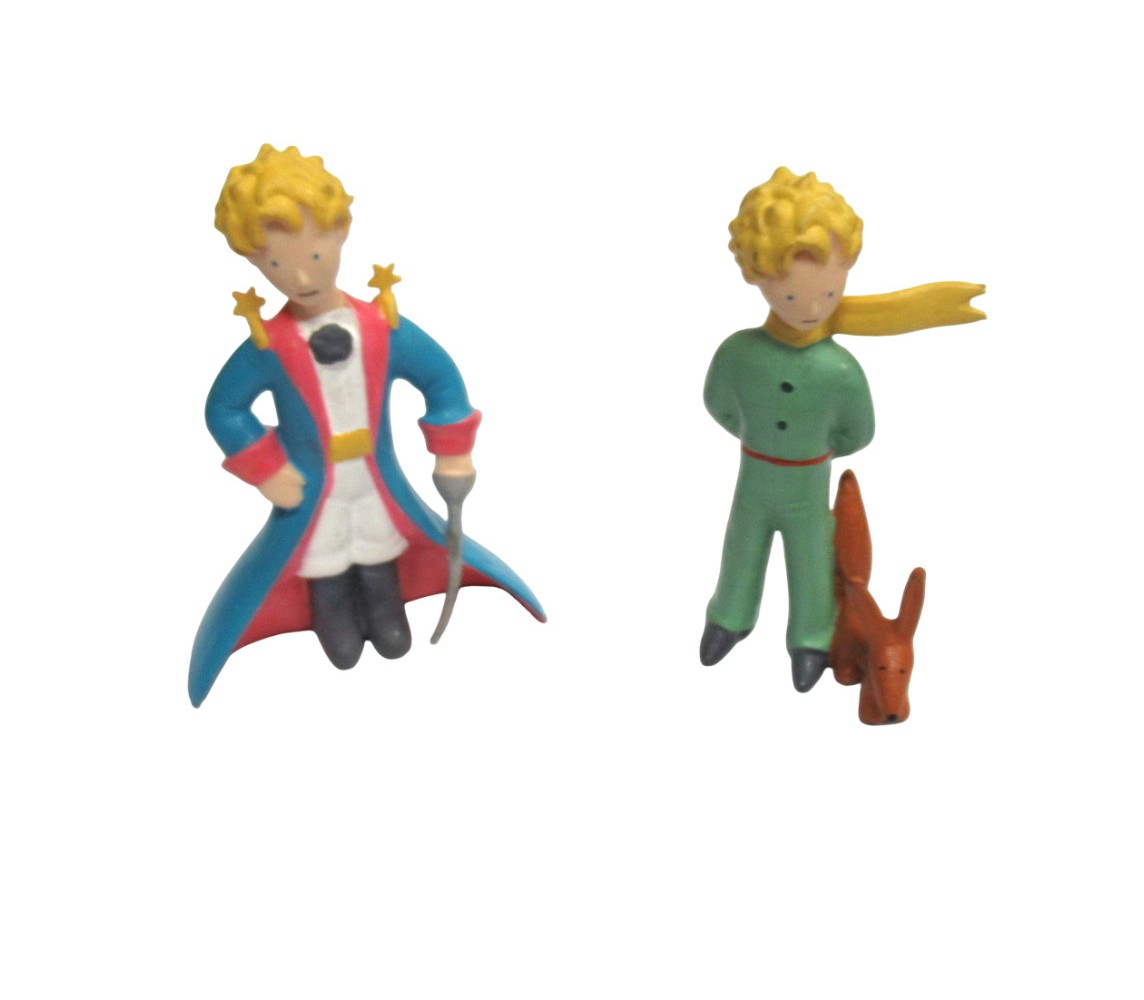 LE PETIT PRICE The Little Prince 2 FIGURES Collectors 5cm RARE PLASTOY FRANCE Original