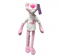 PANTERA ROSA Peluche con T-SHIRT BIANCA Altezza 50cm Pink Panther Originale