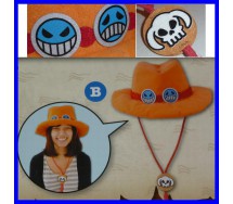 One Piece ACE PORTGAS 's HAT Original BANPRESTO Cosplay