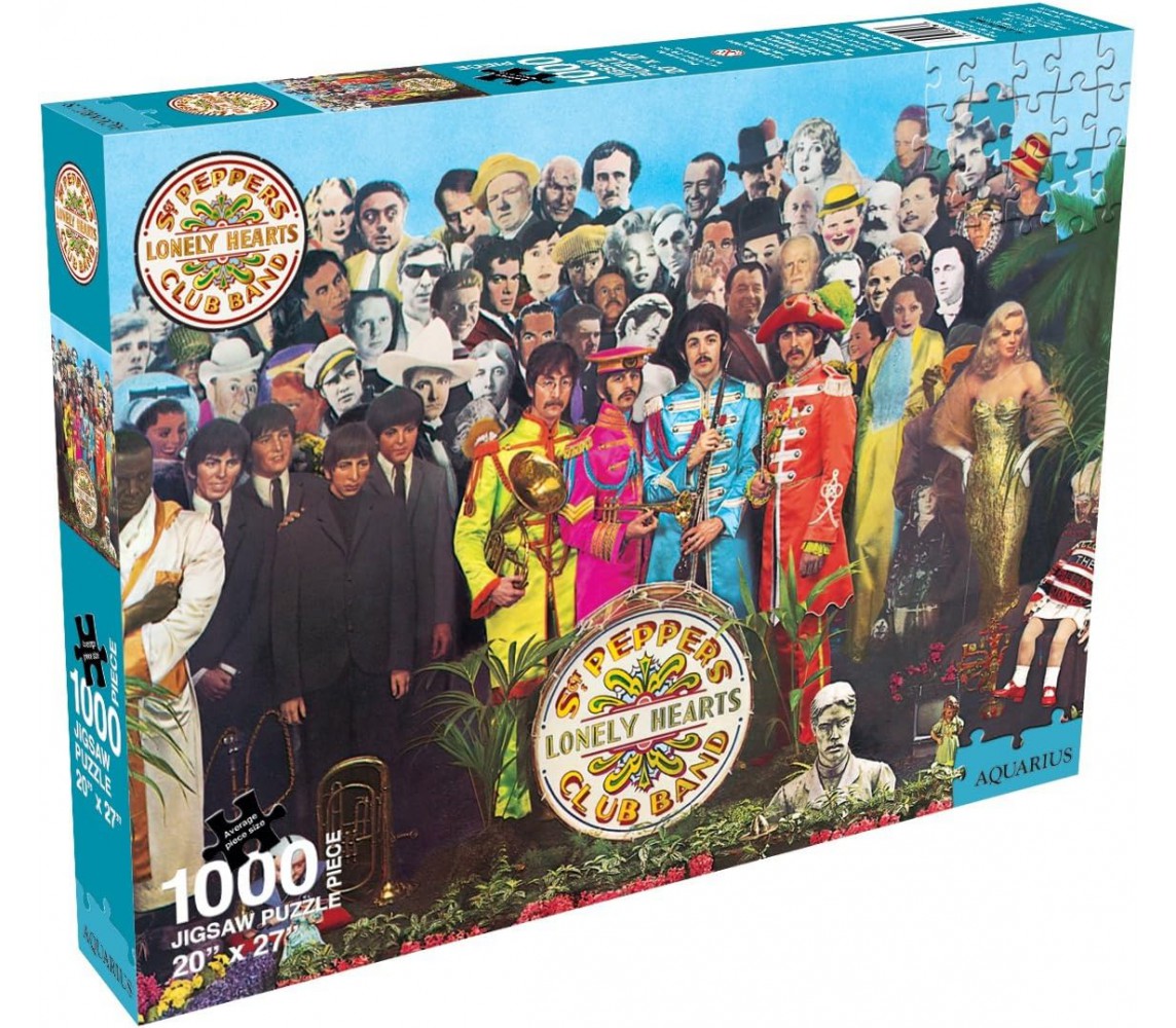 PUZZLE BEATLES SGT PETTER Rare 1000 Pieces ORIGINAL Aquarius NEW MINT