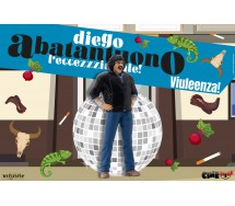 Figure Collectible Italian Movie DIEGO ABATANTUONO Figura 12cm Eccezzziunale veramente Viuleenza Infinite