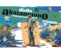 DIEGO ABATANTUONO Figura 12cm SERGENTE LORUSSO Scena Film MEDITERRANEO Cinemini