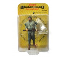 DIEGO ABATANTUONO Figura 12cm SERGENTE LORUSSO Scena Film MEDITERRANEO Cinemini