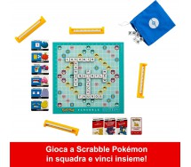POKEMON Board Game ITALIAN Version SCARABEO Scrabble MATTEL HXT30
