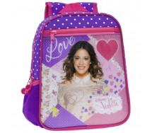 VIOLETTA ZAINO Zainetto Piccolo 29x22cm LOVE Originale DISNEY Rosa Fucsia