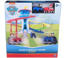PAW PATROL Playset RESCUE TOWER Playset with Chase and Marshall Spin Master